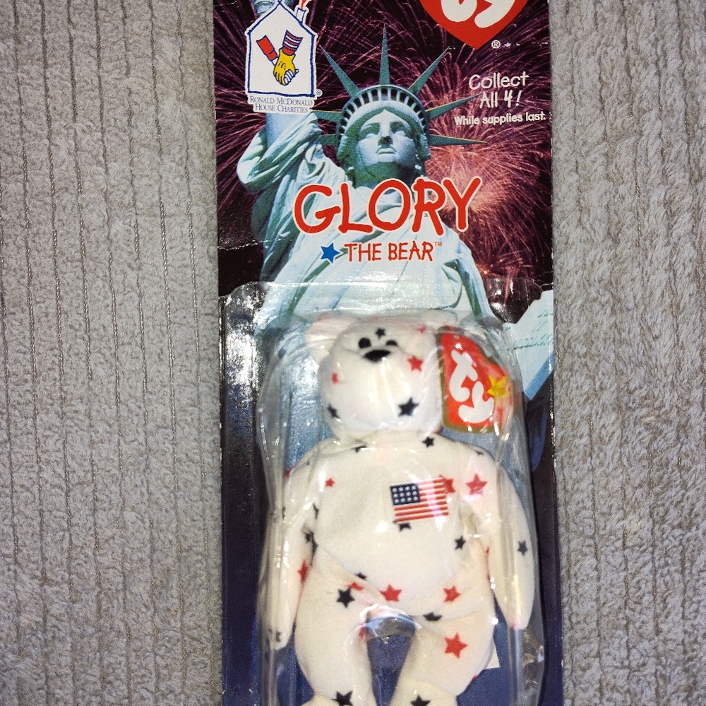 TY Toys, 1999-"Glory The Bear", EUC, Collector Toy,
